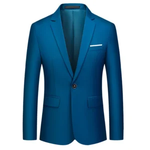 Alta qualidade cavalheiro masculino fino casual terno branco, marcas de tamanho grande negócios masculino fluxo casual de cor pura blazers masculino - Imagem 12