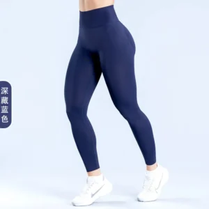 Leggings de impacto feminino cintura baixa levantamento de bunda calças de yoga sem costura controle de barriga fitness treino esportes leggings - Imagem 15