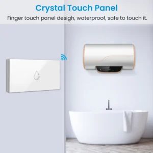 RiooCubee Tuya Smart Life 20A Caldeira Aquecedor de água Interruptor Consumo de energia Gravação Temporizador Controle Remoto com Google Home Alexa - Imagem 5