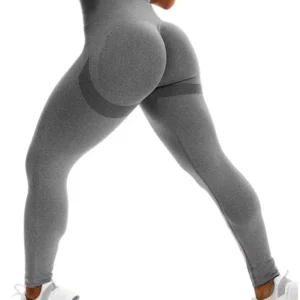 Leggings gradientes de fitness mulheres cintura alta treino jogging leggins push up calças ginásio estiramento energia esportiva - Imagem 5