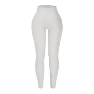Calças de yoga de fio de malha sem costura feminina cintura alta leggings esportivas levantamento de quadril treinamento de corrida emagrecimento e elegante - Imagem 3