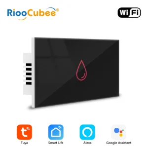 RiooCubee Tuya Smart Life 20A Caldeira Aquecedor de água Interruptor Consumo de energia Gravação Temporizador Controle Remoto com Google Home Alexa - Imagem 8
