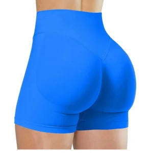 Verão cintura alta yoga shorts elegante e sexy correndo calças de fitness cor sólida yoga leggings - Imagem 20