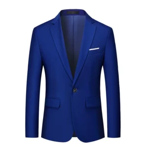 Alta qualidade cavalheiro masculino fino casual terno branco, marcas de tamanho grande negócios masculino fluxo casual de cor pura blazers masculino - Imagem 18