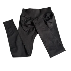 Leggings de impacto feminino cintura baixa levantamento de bunda calças de yoga sem costura controle de barriga fitness treino esportes leggings - Imagem 5