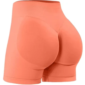 Verão cintura alta yoga shorts elegante e sexy correndo calças de fitness cor sólida yoga leggings - Imagem 9