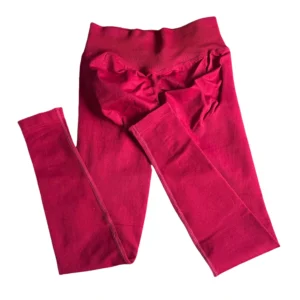 Leggings de impacto feminino cintura baixa levantamento de bunda calças de yoga sem costura controle de barriga fitness treino esportes leggings - Imagem 3