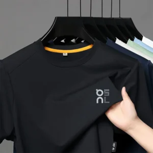 Marca de designer masculino impresso o-pescoço camiseta moda casual esportes manga curta respirável legal luxuoso topo roupas masculinas - Imagem 6