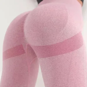 Leggings gradientes de fitness mulheres cintura alta treino jogging leggins push up calças ginásio estiramento energia esportiva - Imagem 11