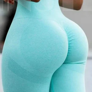 Leggings gradientes de fitness mulheres cintura alta treino jogging leggins push up calças ginásio estiramento energia esportiva - Imagem 4