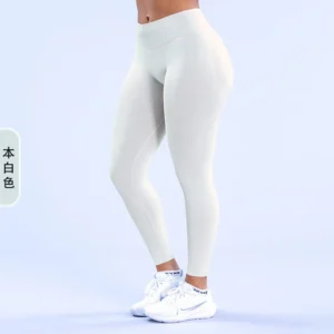 Leggings de impacto feminino cintura baixa levantamento de bunda calças de yoga sem costura controle de barriga fitness treino esportes leggings - Imagem 12
