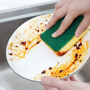 Esponja mágica dupla face para motocicletas, panelas e cozinhas - esponja para limpeza de graxa resistente - Imagem 4