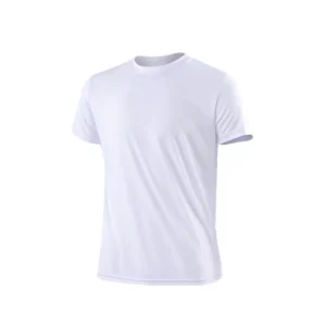 Homens de alta qualidade respirável secagem rápida correndo esportes fitness respirável confortável manga curta camiseta casual luz ginásio topos - Imagem 8